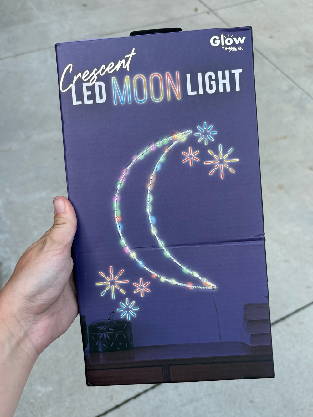 NEW GABBA GOODS LED CRESCENT MOON LIGHT (NWT)